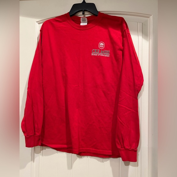 Gildan SEC Ole Miss Rebels School of Education long sleeve t shirt - Picture 2 of 4